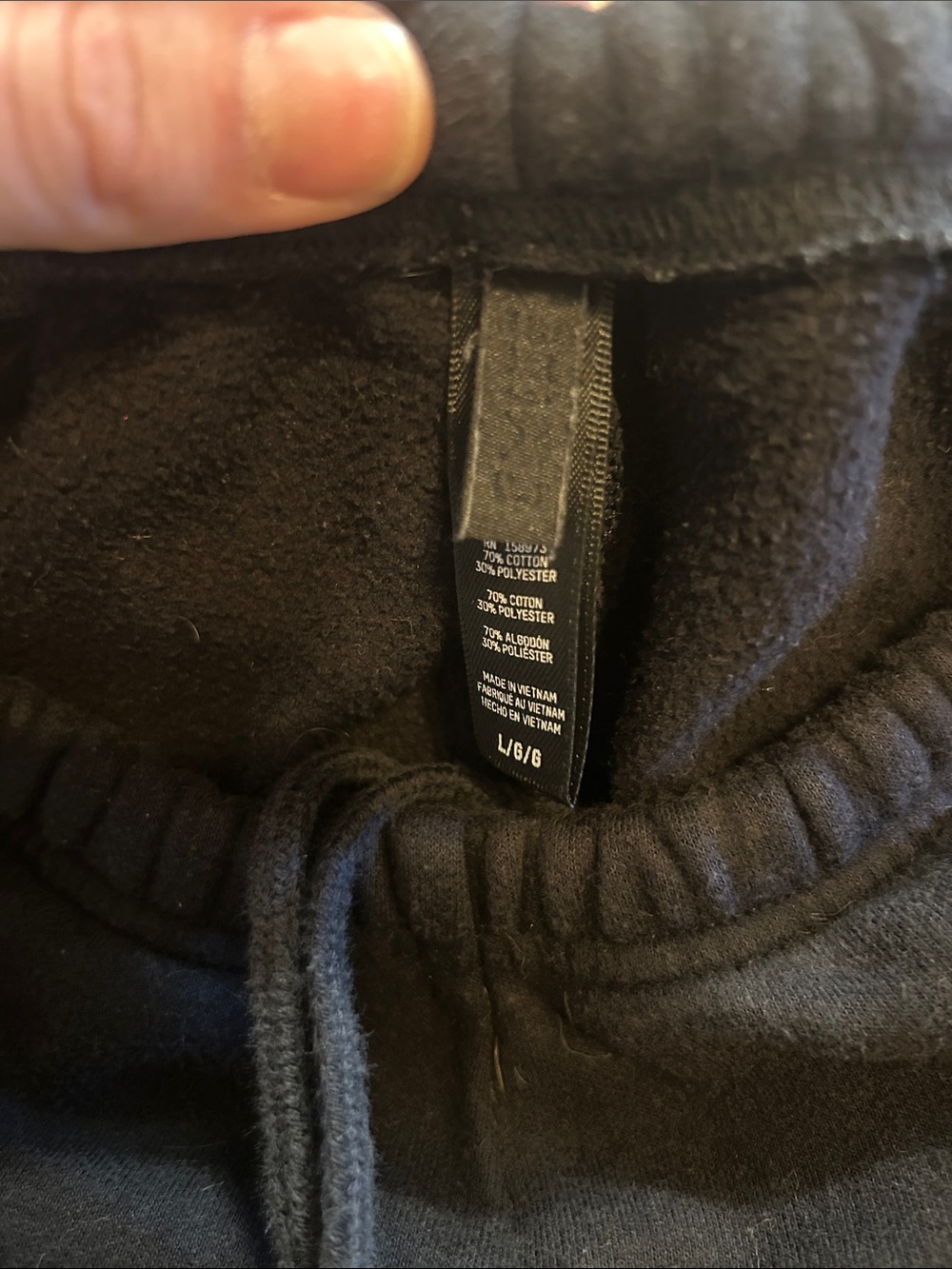 SKIMS Black Drawstring Sweatpants - Picture 2 of 3